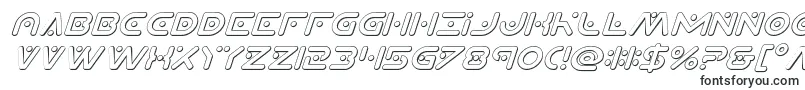 Шрифт Planetxcompact3Dital – контурные шрифты