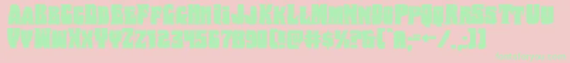 More about Bogbeastexpand Font Bogbeastexpand Font – Green Fonts on Pink Background