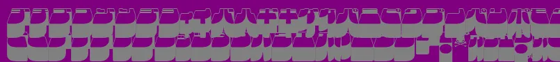 fuente Frigkat3 – Fuentes Grises Sobre Fondo Morado