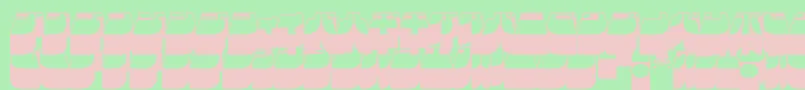 Frigkat3 Font – Pink Fonts on Green Background