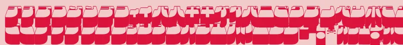 Frigkat3 Font – Red Fonts on Pink Background