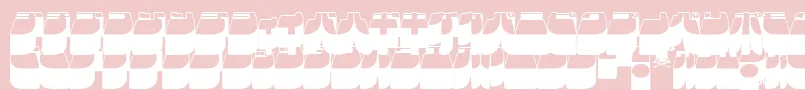 Frigkat3 Font – White Fonts on Pink Background
