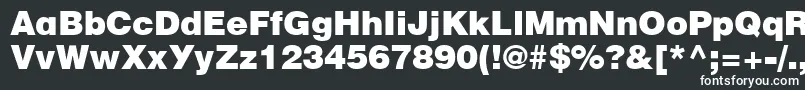 CyrillicheavyNormal Font – White Fonts
