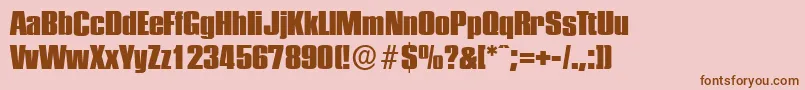 En savoir plus sur la police PlaketteserialHeavyRegular Police PlaketteserialHeavyRegular – polices brunes sur fond rose