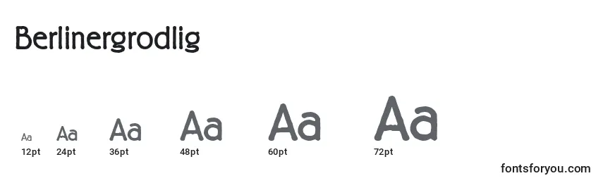 Berlinergrodlig Font Sizes