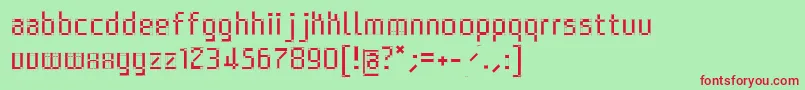 More about Architypopure Font Architypopure Font – Red Fonts on Green Background