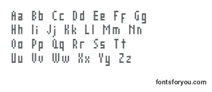 AuxDotbitcCompressed Font