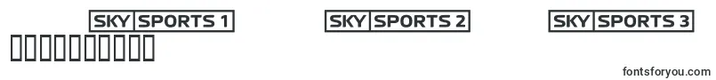 Шрифт Skyfontsport – шрифты для Adobe Indesign
