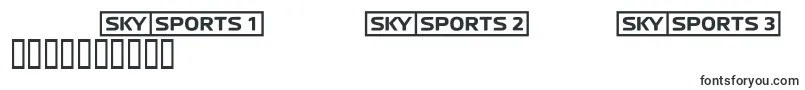 Skyfontsport-Schriftart – Schriften für Adobe Reader