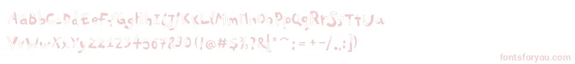 Saiba mais sobre a fonte PfplayskoolproHalfull Fonte PfplayskoolproHalfull – fontes rosa em um fundo branco