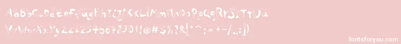 More about PfplayskoolproHalfull Font PfplayskoolproHalfull Font – White Fonts on Pink Background