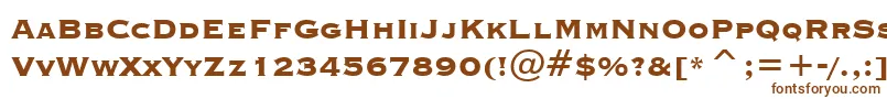 Weitere Informationen zur CopperplateGothicHeavyBt-Schriftart CopperplateGothicHeavyBt-Schriftart – Braune Schriften