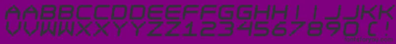 Шрифт Ego Trip Fat Skew – чёрные шрифты на фиолетовом фоне