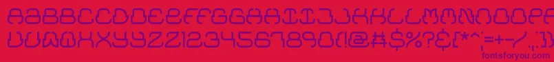 Upraise Font – Purple Fonts on Red Background