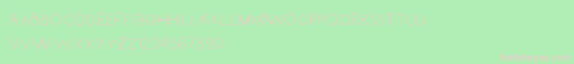 CarrinadyBold Font – Pink Fonts on Green Background