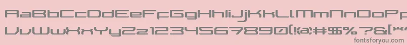 Saiba mais sobre a fonte WalkerBotLdr Fonte WalkerBotLdr – fontes cinzas em um fundo rosa