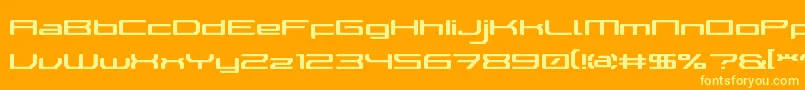 More about WalkerBotLdr Font WalkerBotLdr Font – Yellow Fonts on Orange Background