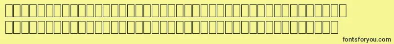 AstroPi1 Font – Black Fonts on Yellow Background