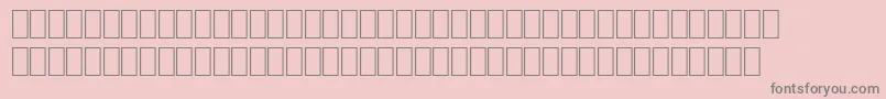 Fonte AstroPi1 – fontes cinzas em um fundo rosa