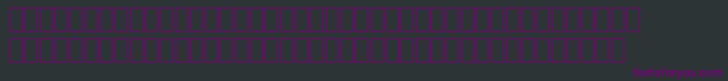 AstroPi1-Schriftart – Violette Schriften auf schwarzem Hintergrund