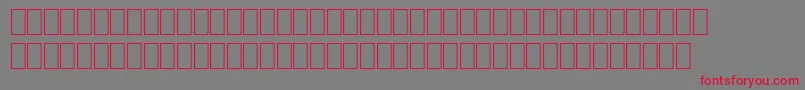 AstroPi1 Font – Red Fonts on Gray Background