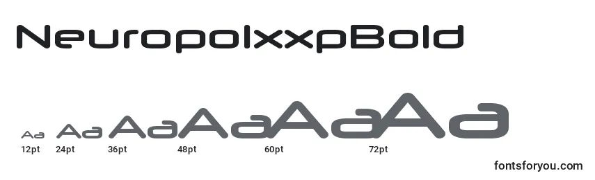 NeuropolxxpBold Font Sizes