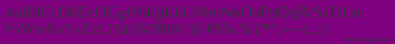 Saiba mais sobre a fonte BellezaRegular Fonte BellezaRegular – fontes pretas em um fundo violeta