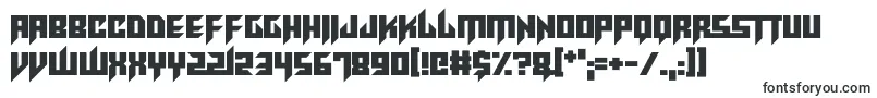 Czcionka RaveKing – pogrubione fonty