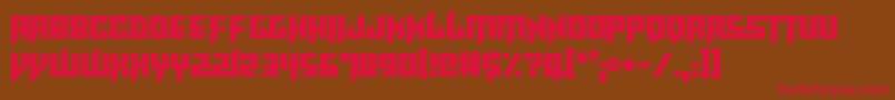 RaveKing Font – Red Fonts on Brown Background