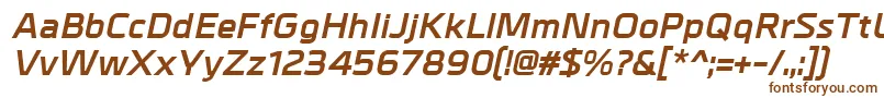 MetralBolditalic Font – Brown Fonts