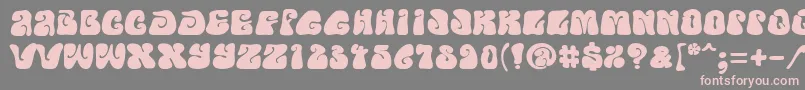 PfpsychedeliaFarout Font – Pink Fonts on Gray Background