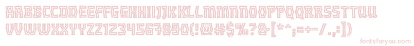 Czcionka OrchordeinlinebbReg – różowe czcionki