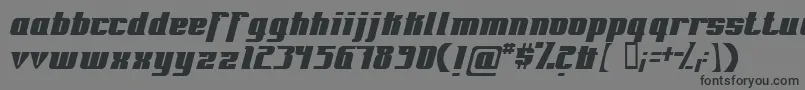 Fontrg Font – Black Fonts on Gray Background