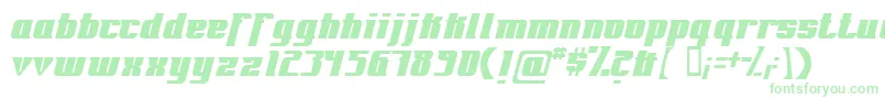 Czcionka Fontrg – zielone czcionki