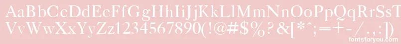 Gaztipla Font – White Fonts on Pink Background