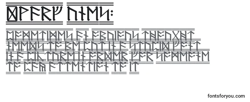 Обзор шрифта DwarfRunes2