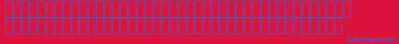 AgaAladdinRegular Font – Blue Fonts on Red Background