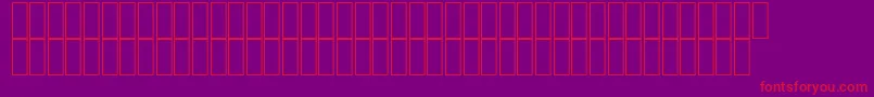 AgaAladdinRegular-Schriftart – Rote Schriften auf violettem Hintergrund