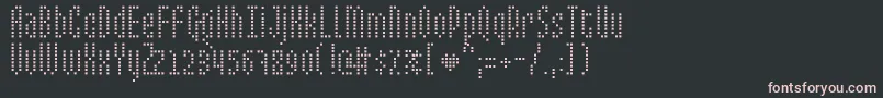 MixelateIi Font – Pink Fonts on Black Background