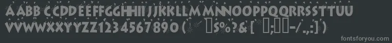 Подробнее о шрифте Apollo13condensed Шрифт Apollo13condensed – серые шрифты на чёрном фоне