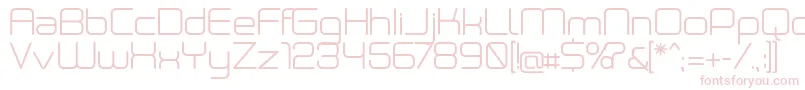 Neogreyregular Font – Pink Fonts on White Background