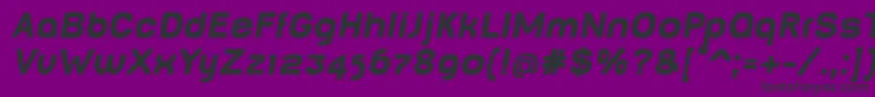 BabyMinefatOblique Font – Black Fonts on Purple Background