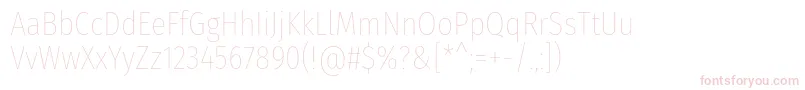 FirasanscondensedThin Font – Pink Fonts