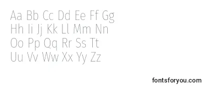 FirasanscondensedThin Font