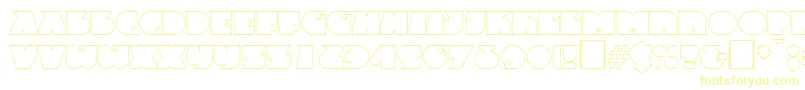 FrenzyoutlineRegular Font – Yellow Fonts