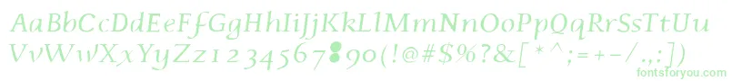 Weitere Informationen zur Phaedrusitalic-Schriftart Phaedrusitalic-Schriftart – Grüne Schriften