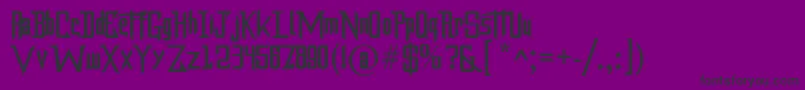 Dragonforce Font – Black Fonts on Purple Background