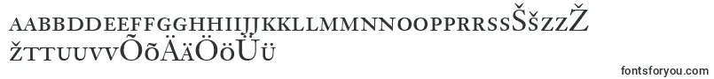 フォントJansonOldstyleSsiSmallCaps – エストニアのフォント