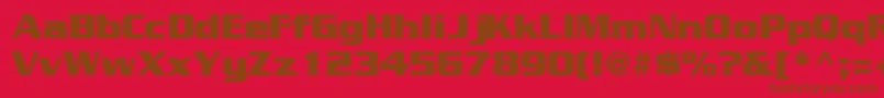 GeodetdisplaysskRegularフォントについての詳細 フォントGeodetdisplaysskRegular – 赤い背景に茶色の文字