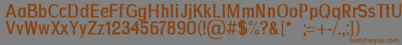 Drim Font – Brown Fonts on Gray Background